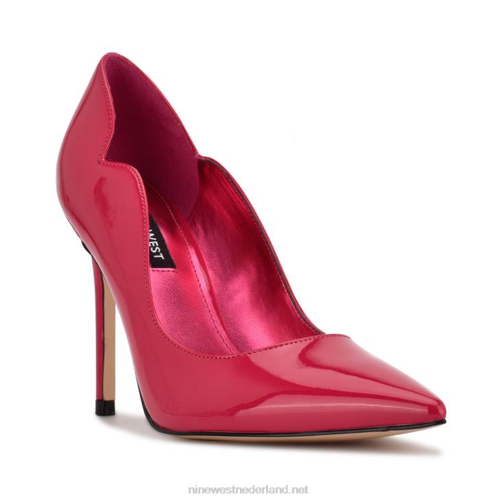 foxy pumps met spitse neus Nine West 62LB926 magenta patent