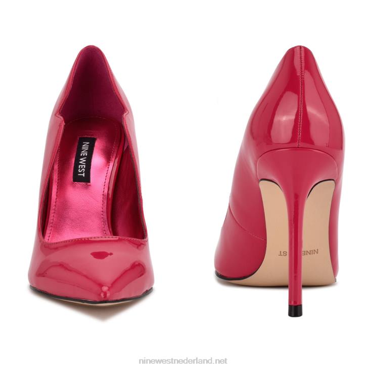 foxy pumps met spitse neus Nine West 62LB926 magenta patent
