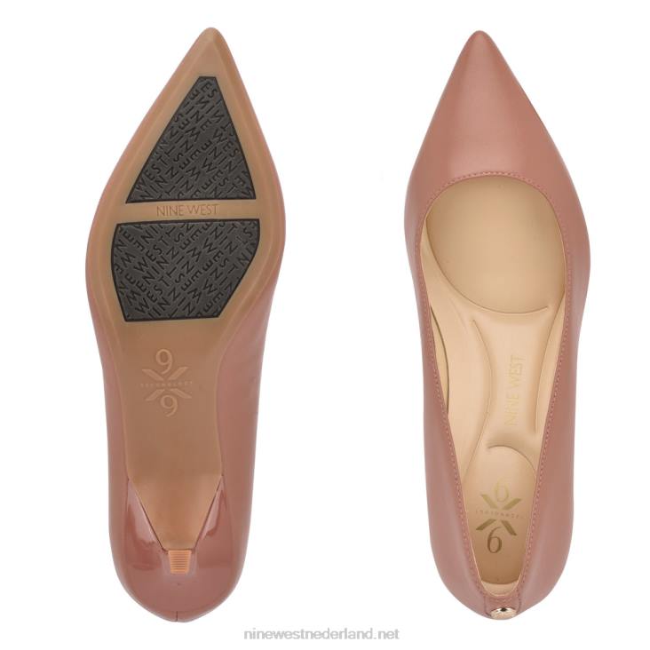 kuna 9x9 pumps met spitse neus Nine West 62LB2178 echt leer
