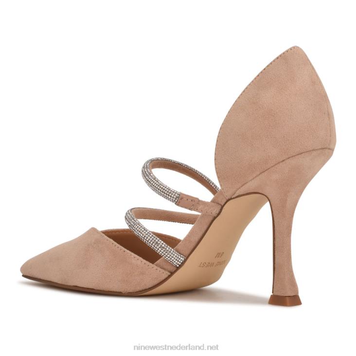 sparks jurk pumps Nine West 62LB1434 nauwelijks nude suède