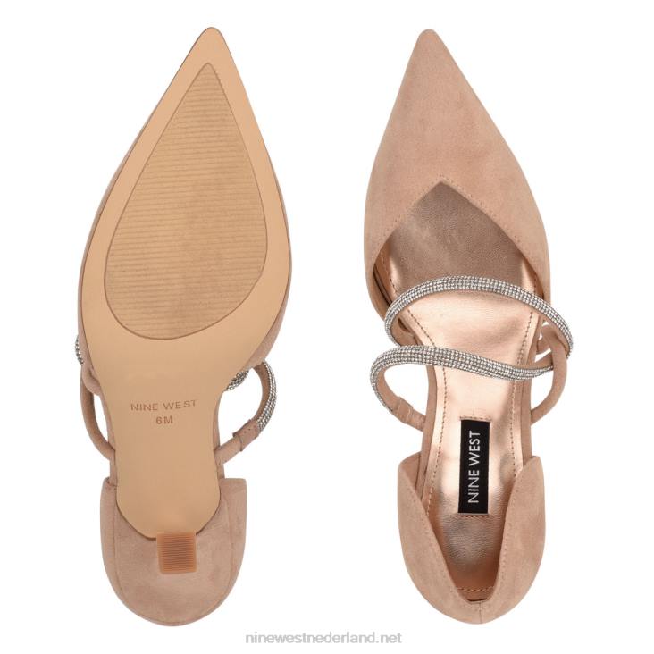 sparks jurk pumps Nine West 62LB1434 nauwelijks nude suède