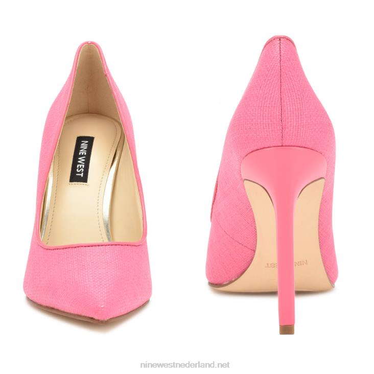 tatiana geweven pumps met spitse neus Nine West 62LB863 roze