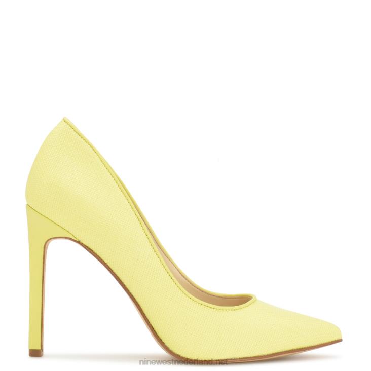 tatiana geweven pumps met spitse neus Nine West 62LB864 limoen