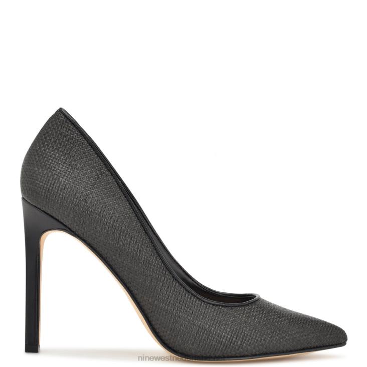 tatiana geweven pumps met spitse neus Nine West 62LB865 zwart