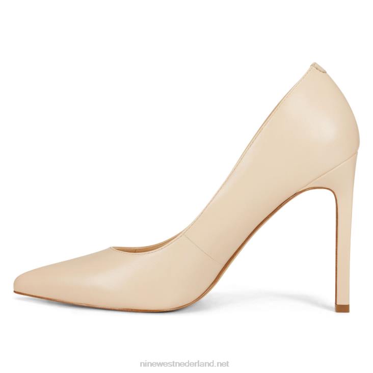 tatiana pumps met spitse neus Nine West 62LB1486 ivoor leer