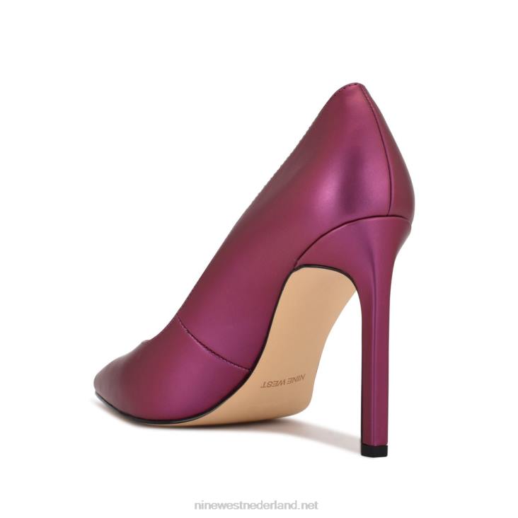 tatiana pumps met spitse neus Nine West 62LB1529 roze parelmoer metallic