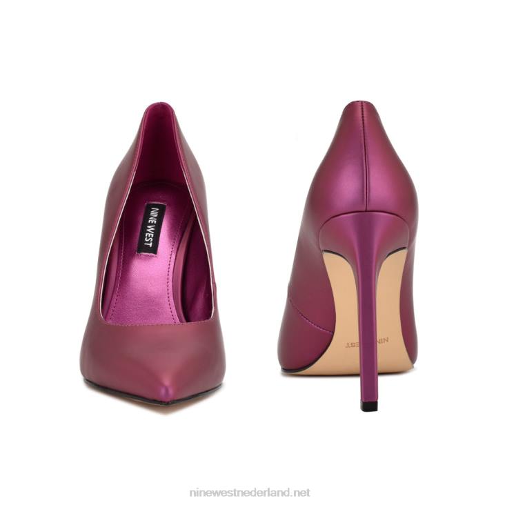 tatiana pumps met spitse neus Nine West 62LB1529 roze parelmoer metallic