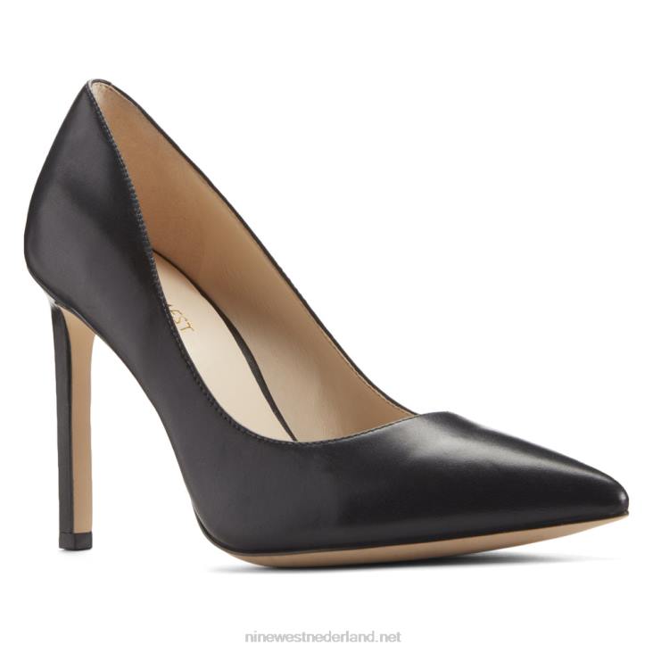tatiana pumps met spitse neus Nine West 62LB2363 zwart leer