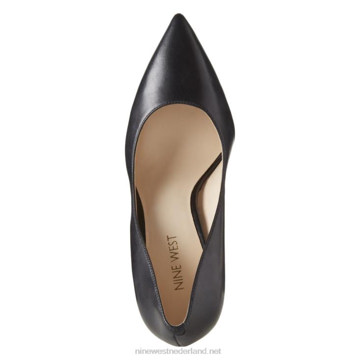 tatiana pumps met spitse neus Nine West 62LB2363 zwart leer