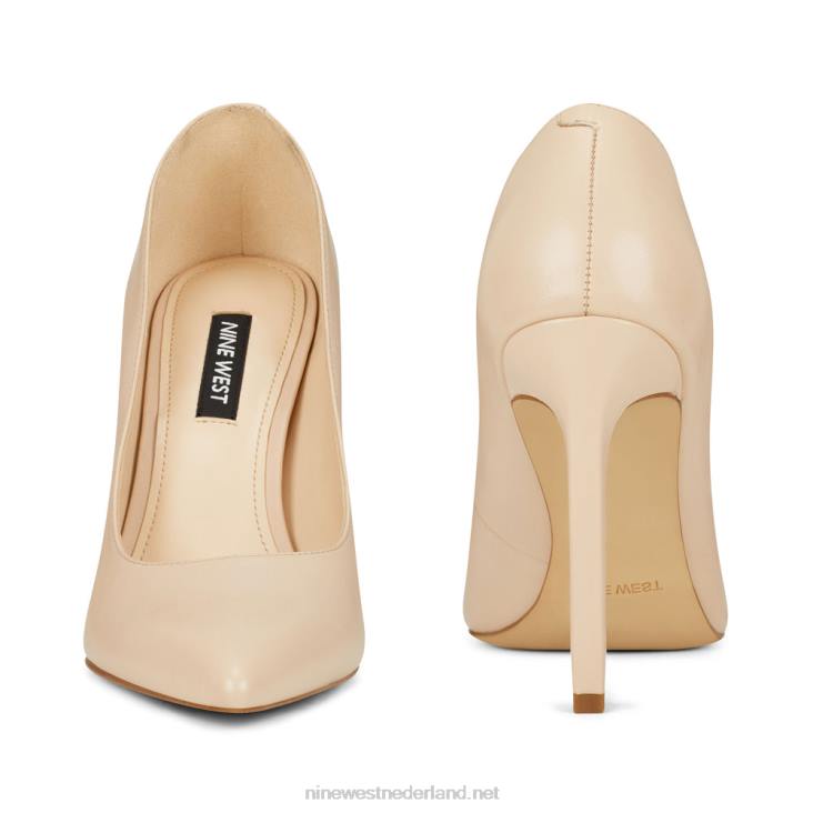 tatiana pumps met spitse neus Nine West 62LB2402 ivoor leer