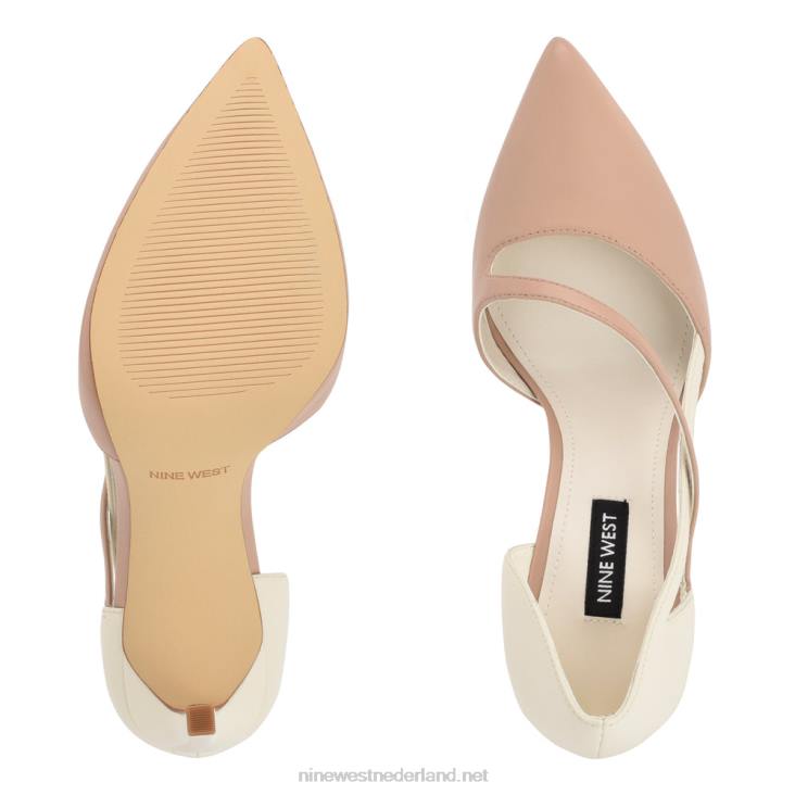 tens jurk pomp Nine West 62LB1522 nauwelijks nude/chique creme