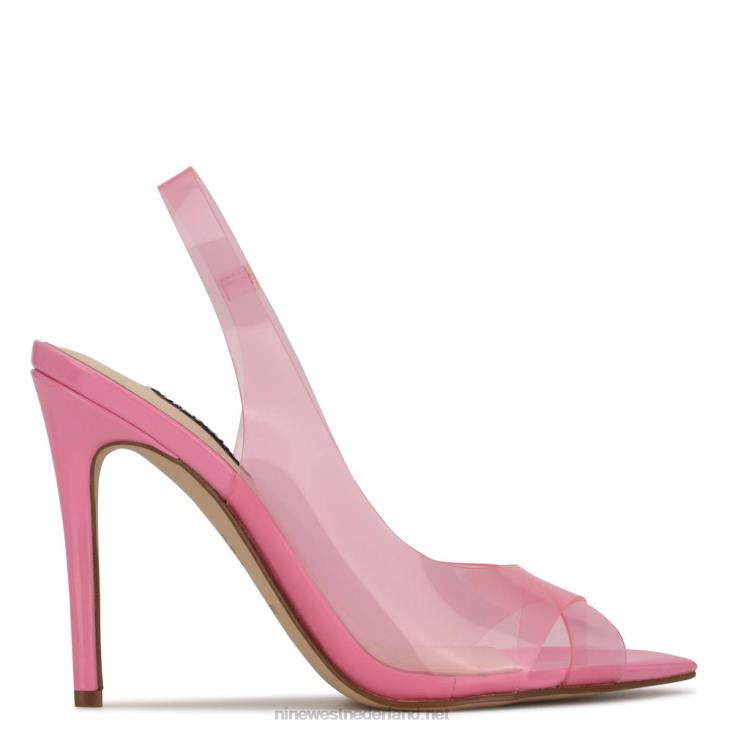 Polka slingback sandalen met hak Nine West 62LB1047