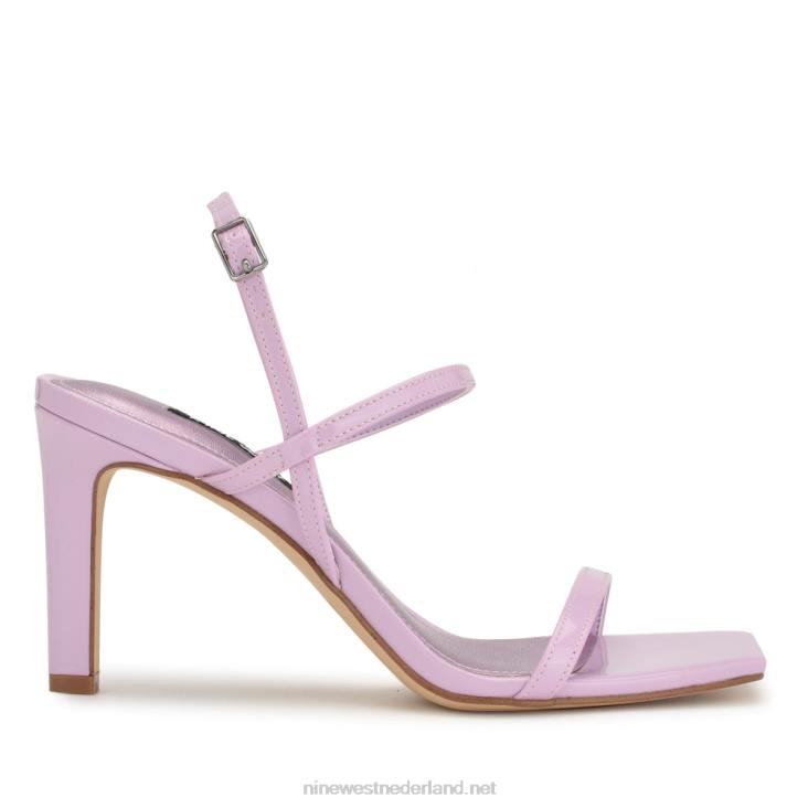 olah slingback sandalen met hak Nine West 62LB1716 lila patent