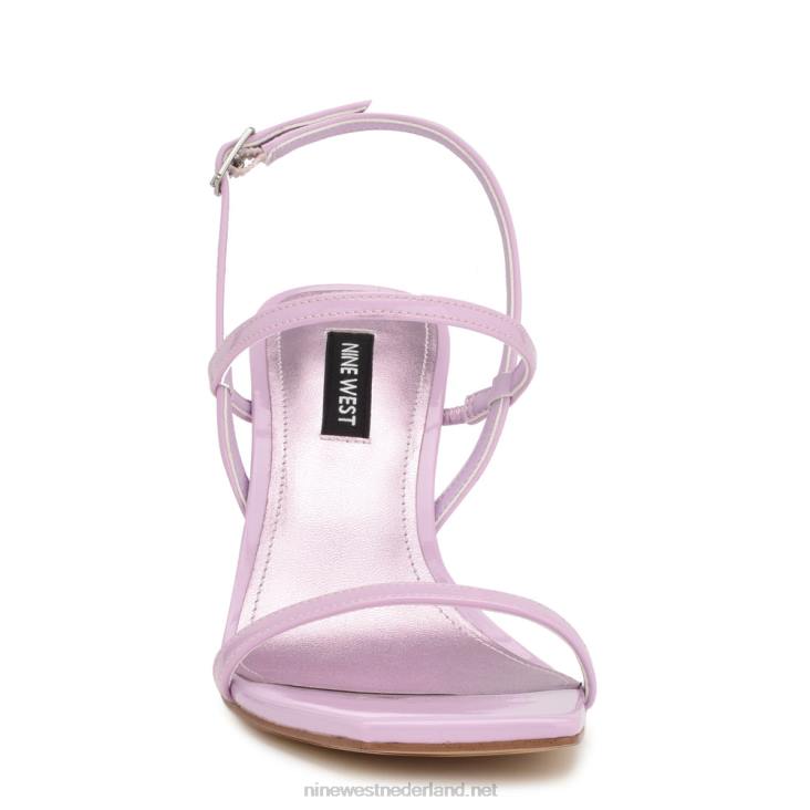 olah slingback sandalen met hak Nine West 62LB1716 lila patent