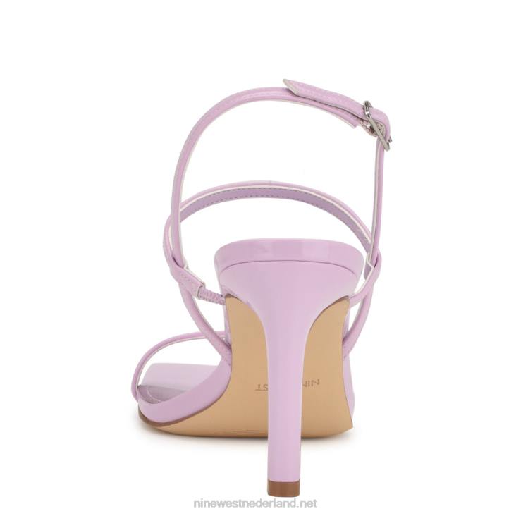 olah slingback sandalen met hak Nine West 62LB1716 lila patent