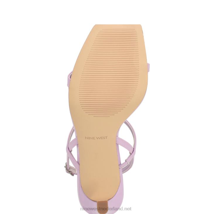 olah slingback sandalen met hak Nine West 62LB1716 lila patent