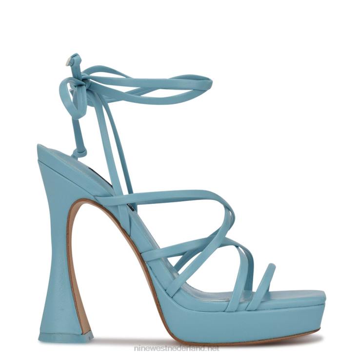 ailey sandalen met plateauzool Nine West 62LB1018 blauw