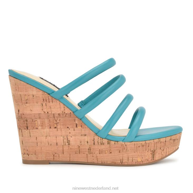 haloway espadrillesandalen met sleehak Nine West 62LB664 wintertaling