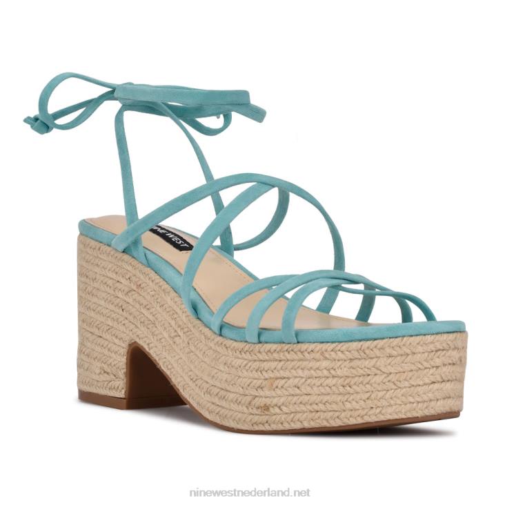 sandalen met plateauzool en enkelbandje van riplee Nine West 62LB799