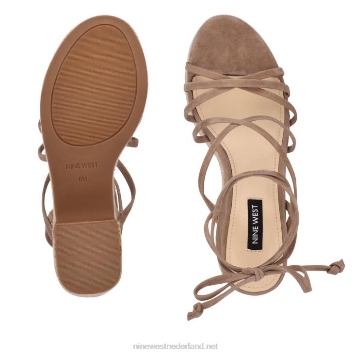 sandalen met plateauzool en enkelbandje van riplee Nine West 62LB800