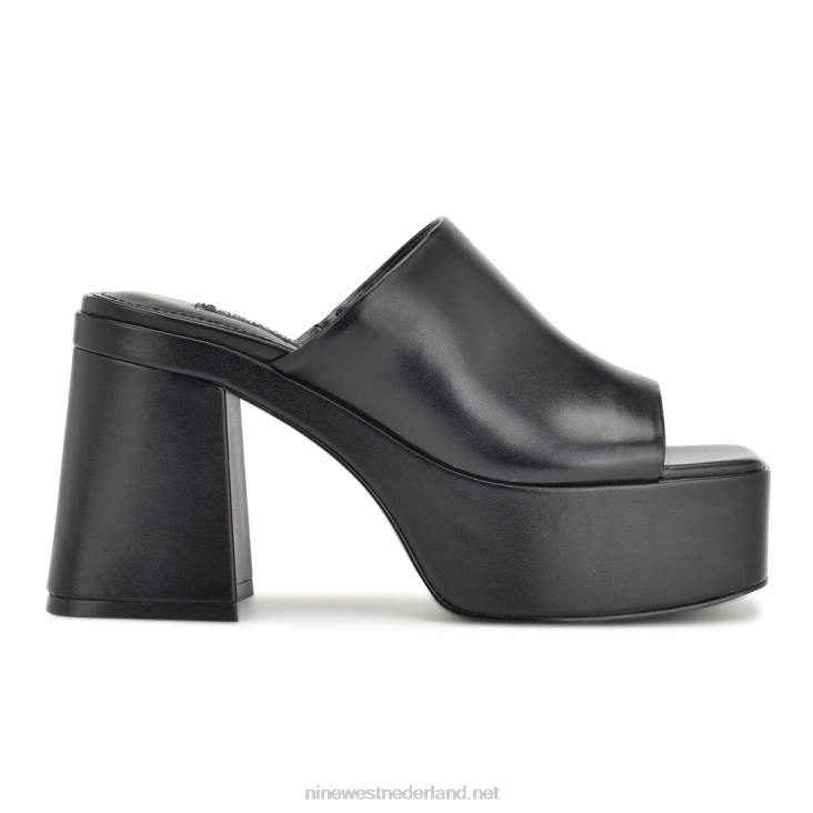 danzi platform muilezels Nine West 62LB673 zwart