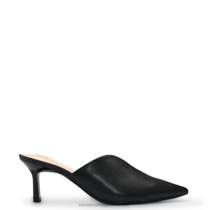 kapps 9x9 muiltjes met puntige neus Nine West 62LB698 zwart leer