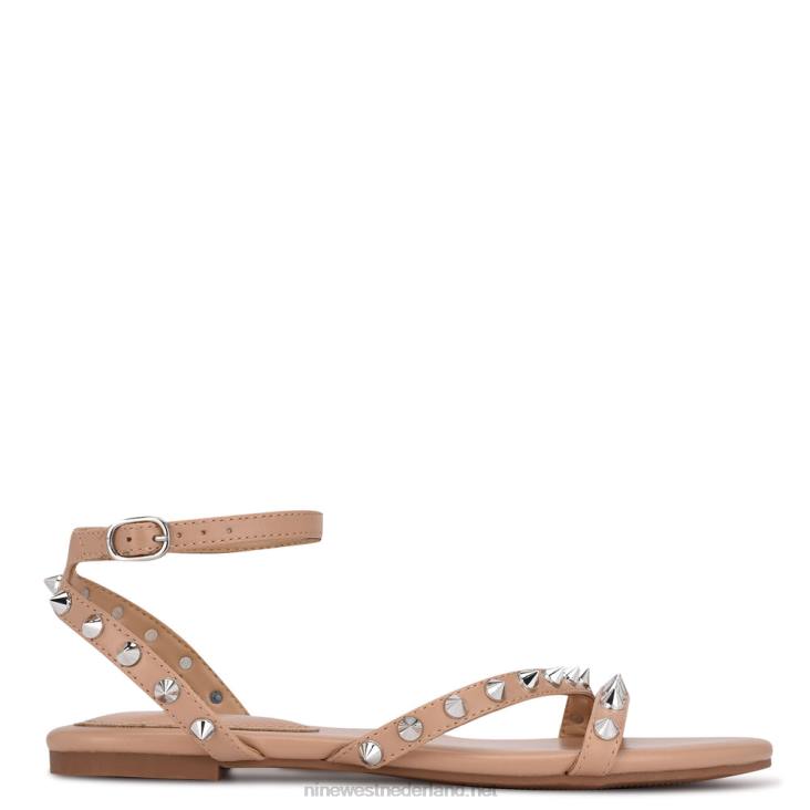 Bernie platte sandalen met studs Nine West 62LB127 warme blos