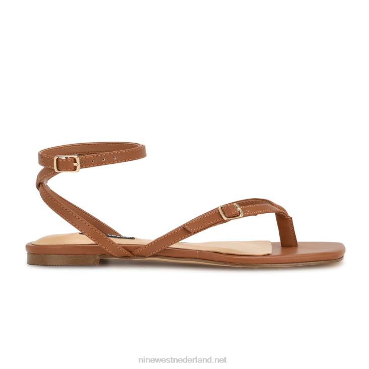 Nelson enkel wrap platte sandalen Nine West 62LB36 nieuwe bagage