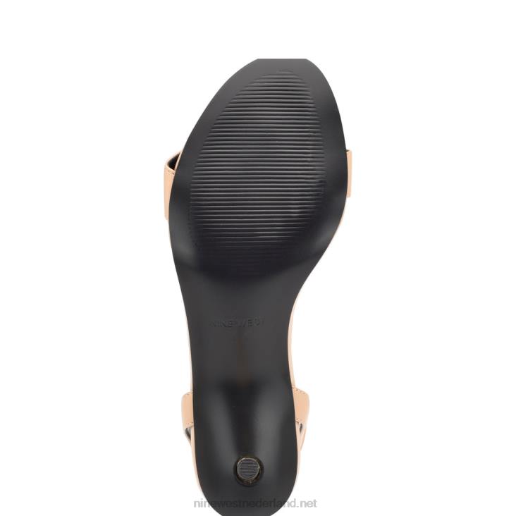 Anny sandalen met enkelbandje en hak Nine West 62LB228 warme blos
