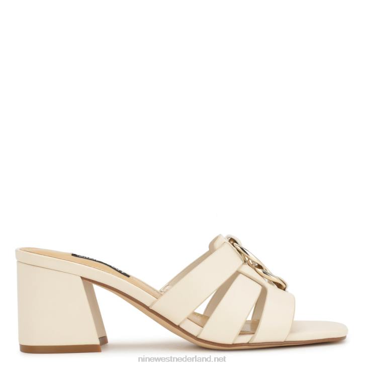 Gipper sandalen met hak Nine West 62LB249 chique creme