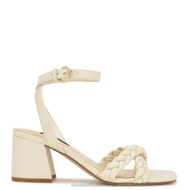 Gracann sandalen met blokhak Nine West 62LB326 chique creme