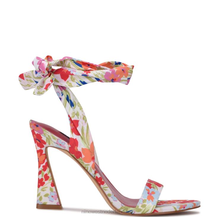 Kelsie enkel wrap sandalen met hak Nine West 62LB2037