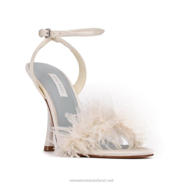 Milano sandalen met hak Nine West 62LB289 ivoor satijn