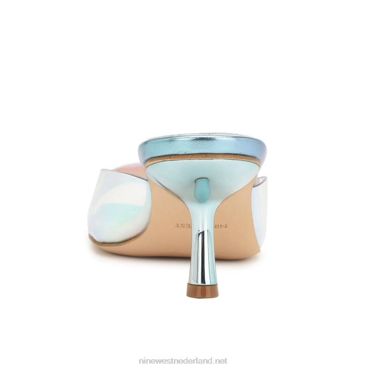 Raylen sandalen met hak Nine West 62LB171 blauw multi-metallic