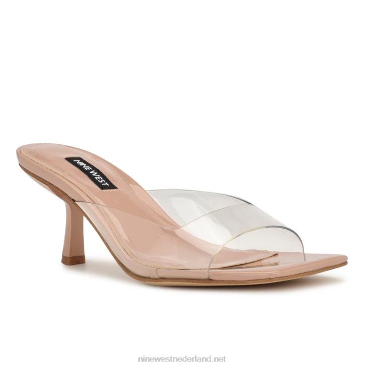 Raylen sandalen met hak Nine West 62LB172 nauwelijks naakt duidelijk