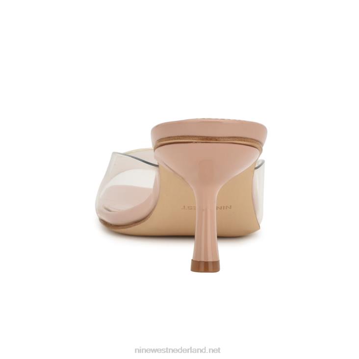 Raylen sandalen met hak Nine West 62LB172 nauwelijks naakt duidelijk