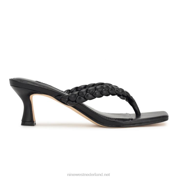 Sandalen met engelenhak Nine West 62LB1081 zwart