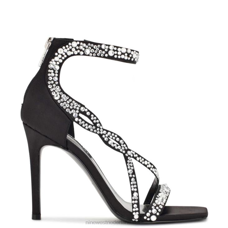 zwart satijn kristal