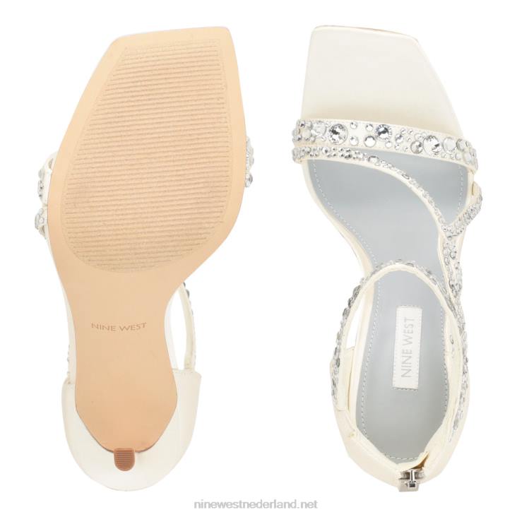 Talla sandalen met hak Nine West 62LB364 ivoor satijn kristal