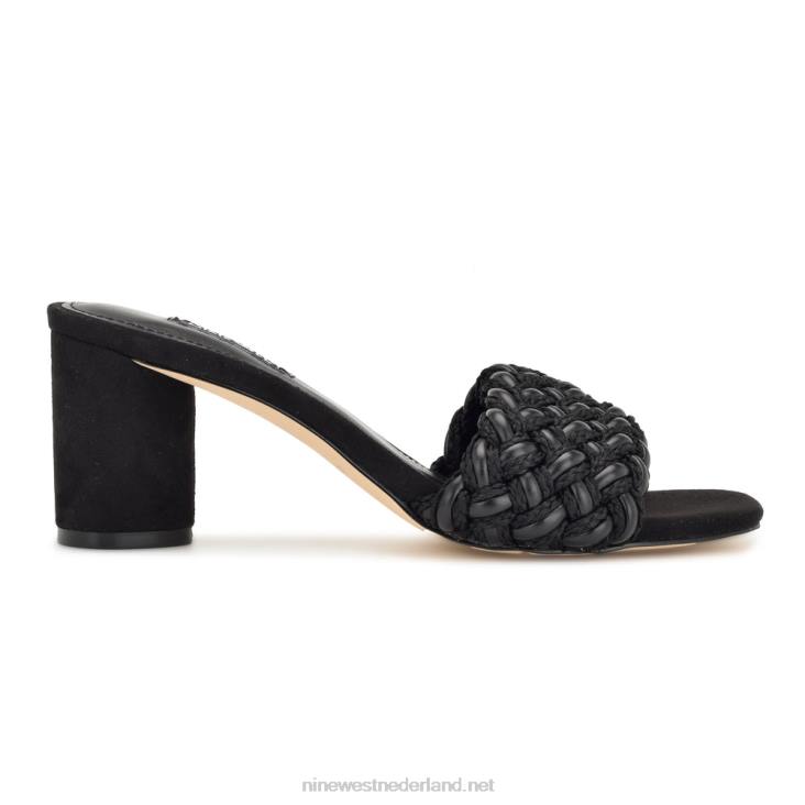 driah sandalen met hak Nine West 62LB216 zwart