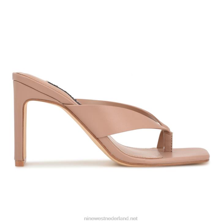 durlife teenslippers met hak Nine West 62LB176 donkere blos