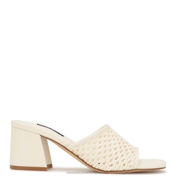 galant sandalen met blokhak Nine West 62LB344 wit