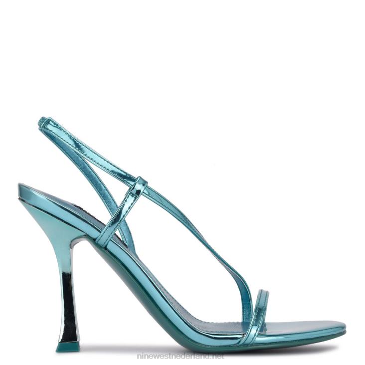 isaw geklede sandalen Nine West 62LB575 blauw metaalachtig