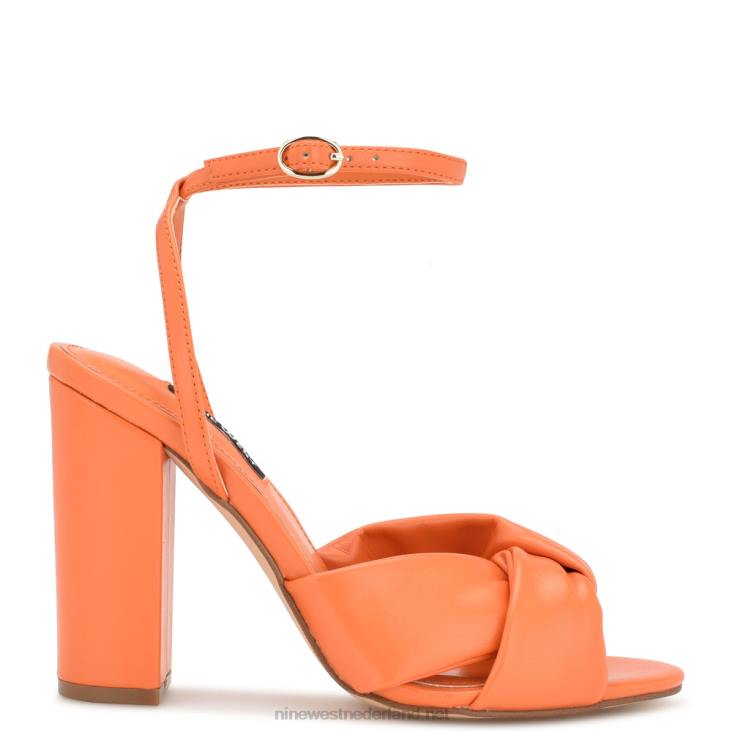 larisa sandalen met hak Nine West 62LB294 oranje