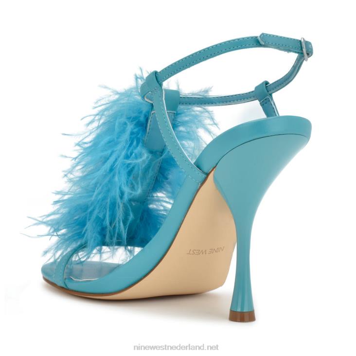 miljoen sandalen met enkelbandje en hak Nine West 62LB284 wintertaling
