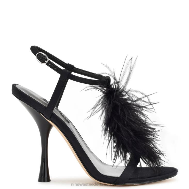 miljoen sandalen met enkelbandje en hak Nine West 62LB287 zwart