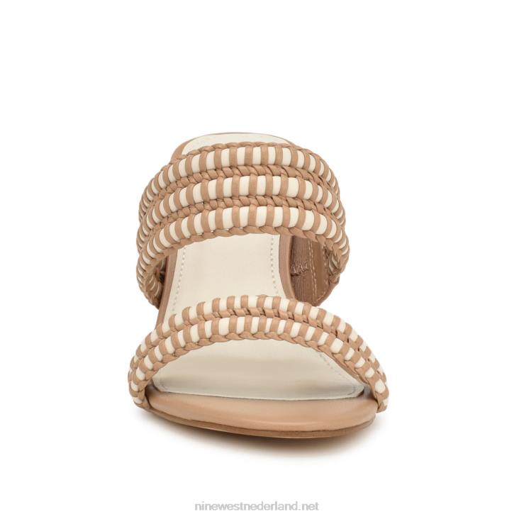 pauze sandalen met hak Nine West 62LB134 natuurlijke crème