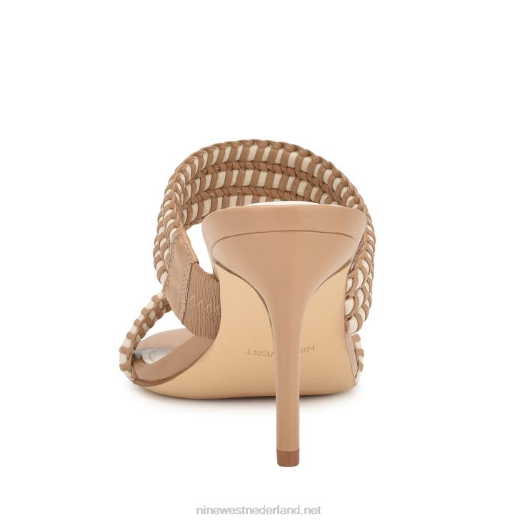 pauze sandalen met hak Nine West 62LB134 natuurlijke crème