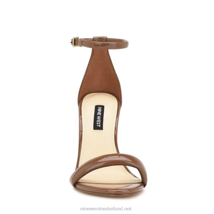 teeya sandalen met enkelbandje Nine West 62LB210 nieuw esdoorn patent