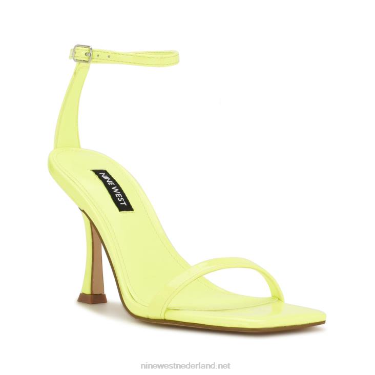 yess sandalen met enkelbandje Nine West 62LB277 neon limoen patent